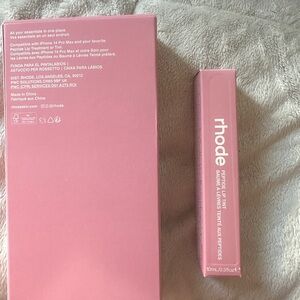 RHODE CASE + peptide lip tint 
Color Ribbon